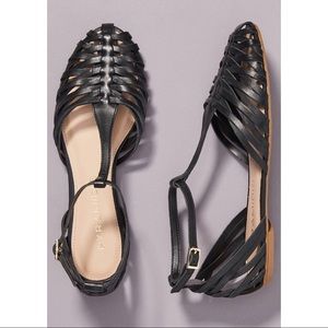 Anthropology Pyramidis T-Strap Sandals